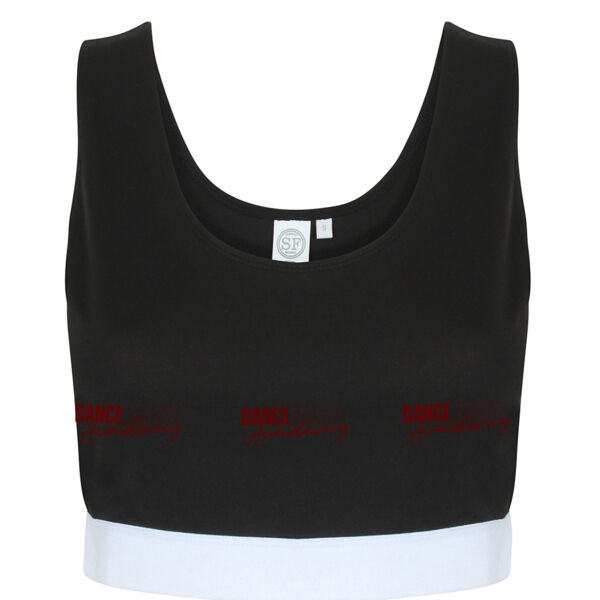 Ladies Contrast Crop Top Thumbnail