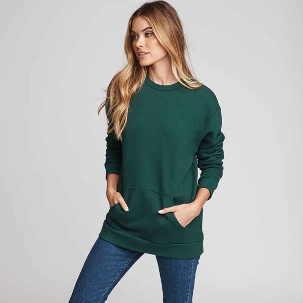 Next Level Unisex Crew Neck Pocket Sweatshirt Thumbnail