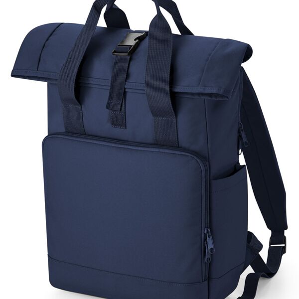 BagBase Recycled Twin Handle Roll-Top Laptop Backpack Thumbnail