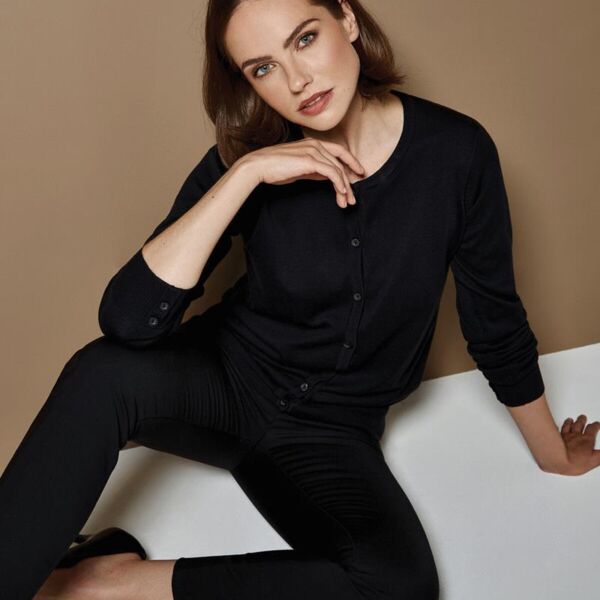 LADIES ARINDEL CREW NECK CARDI Thumbnail