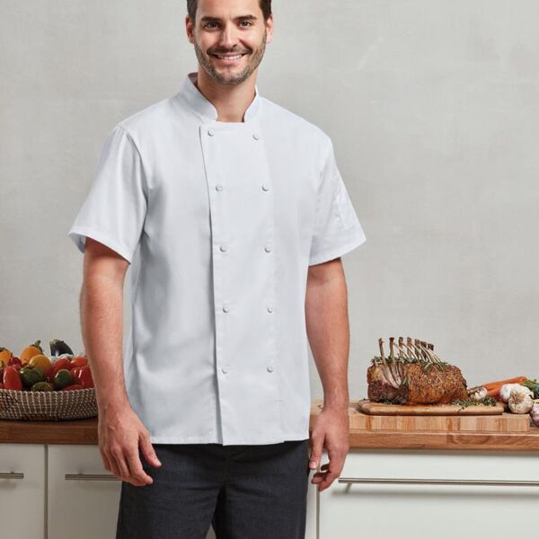 CHEFS COOLCHECKER S/S JACKET Thumbnail