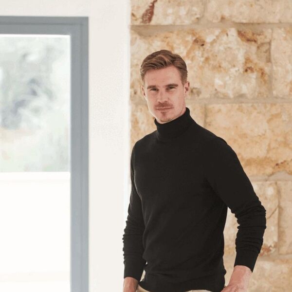 MENS ROLL NECK JUMPER Thumbnail