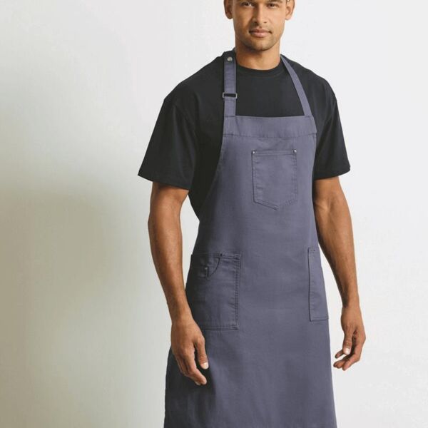 COTTON CHINO BIB APRON Thumbnail