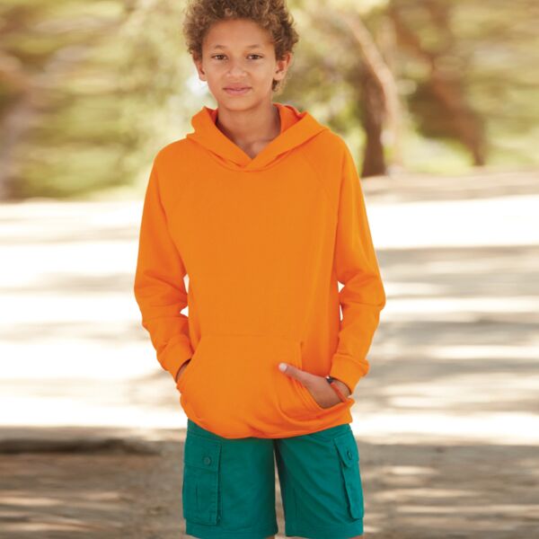 Fruit of the Loom Kids Lightweight Hooded Sweatshirt Thumbnail