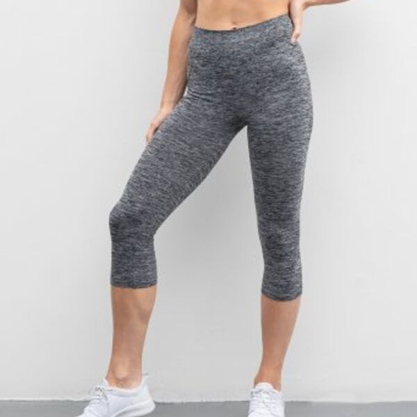 Tombo Ladies Seamless Cropped Leggings Thumbnail