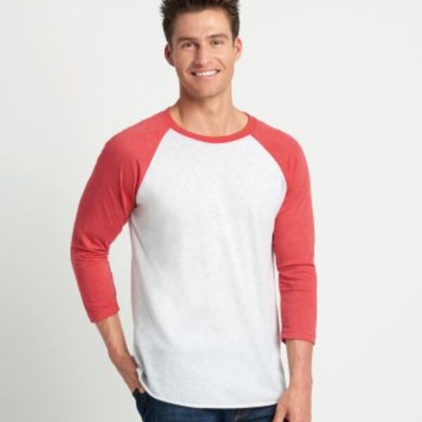 Next Level Unisex Tri-Blend 3/4 Sleeve Raglan T-Shirt Thumbnail