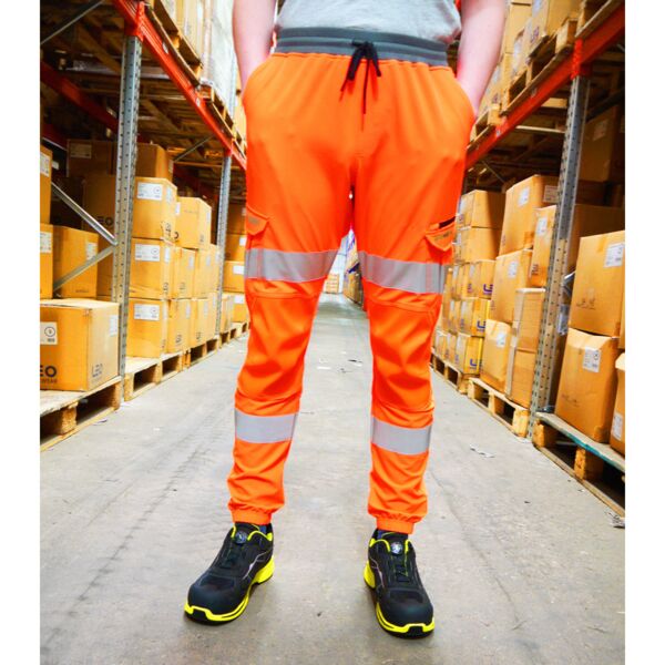 Leo Workwear Hawkridge EcoViz Jog Trouser Thumbnail