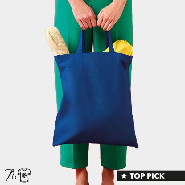 Short Handled Cotton Tote Thumbnail