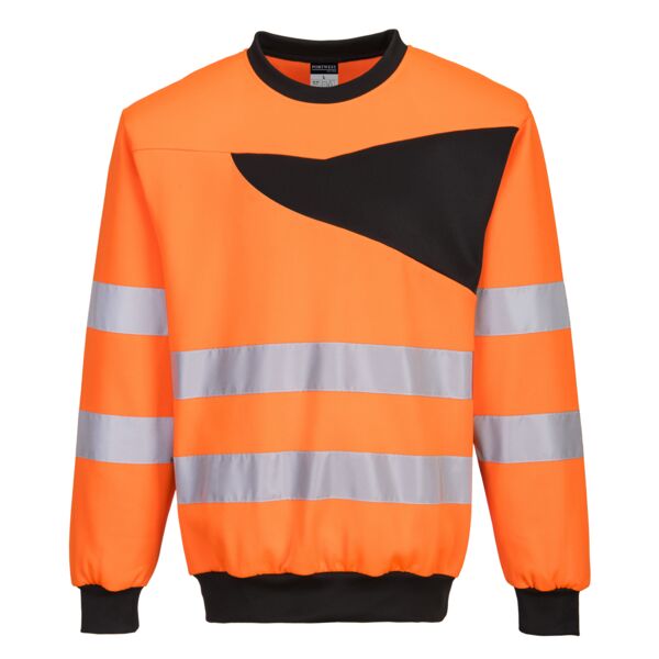 PW2 Hi-Vis Crew Neck Sweatshirt Thumbnail
