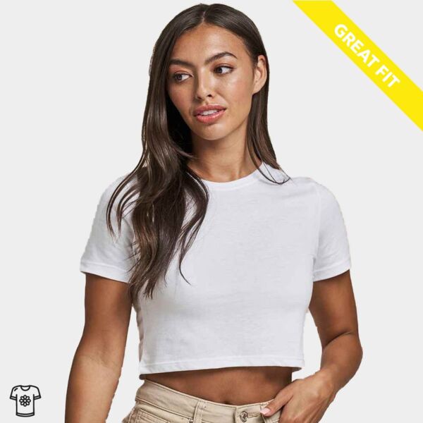 AWDis Ladies Tri-Blend Cropped T-Shirt Thumbnail