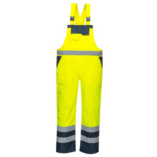 Hi-Vis Breathable Contrast Rain Bib and Brace Thumbnail