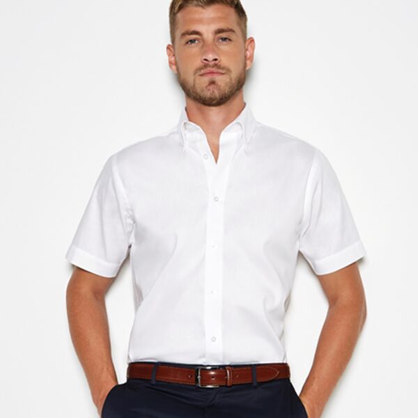Kustom Kit Premium Short Sleeve Tailored Oxford Shirt (KK187) Thumbnail