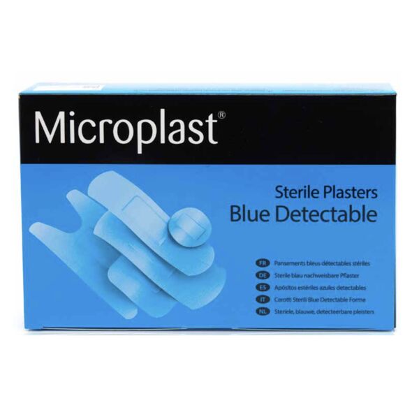 Microplast Blue Detectable Plasters 7.5cm x 2.5cm (Box 100) Thumbnail
