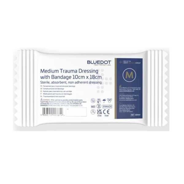 Blue Dot Medium Trauma Dressing 10cm x 18cm Thumbnail