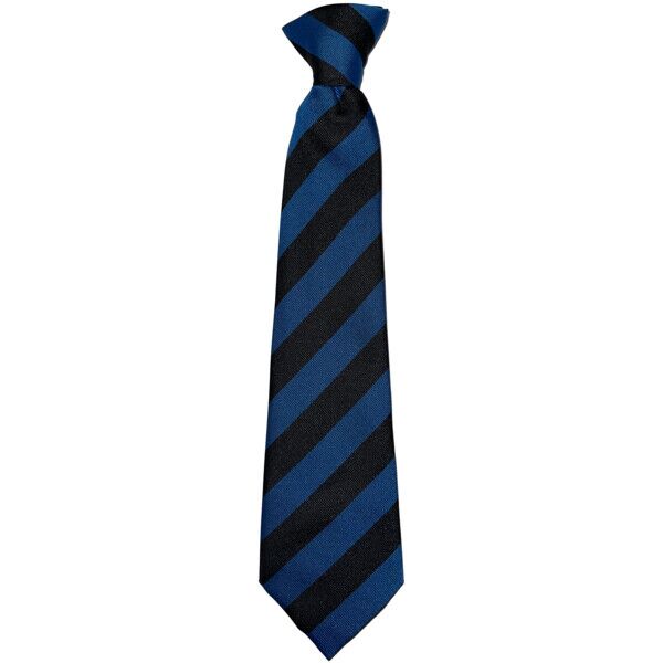 St Patricks Primary N.S. Clip-On Tie (Wide Stripe with Clip 14") Thumbnail