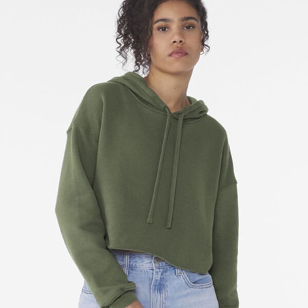 Bella Ladies Cropped Hoodie DECORATION DROPDOWN Thumbnail