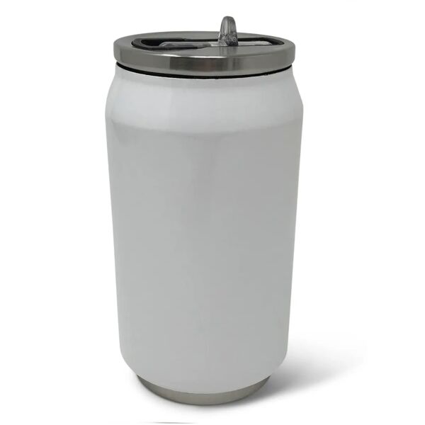 Double Wall Stainless Steel Can w/ Straw Thumbnail