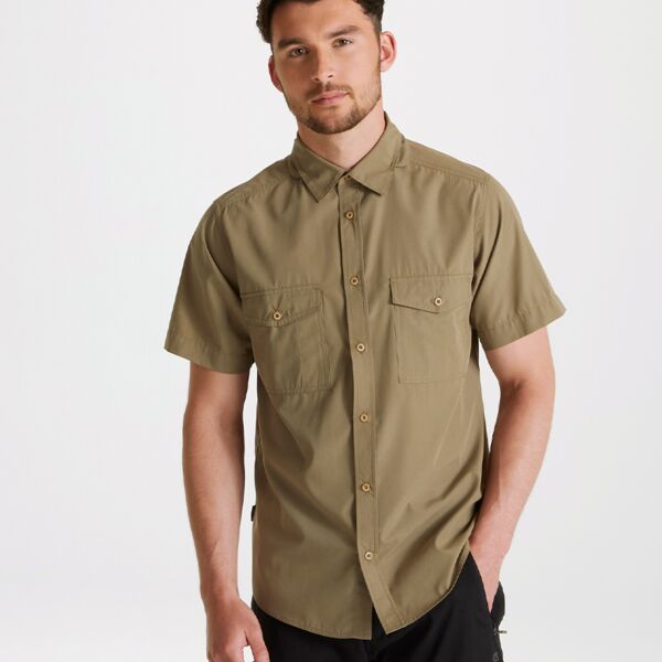 Craghoppers Expert Kiwi Short Sleeve Shirt - WITH NICKNAME Thumbnail