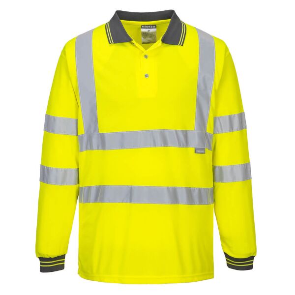 Hi-Vis Polo Shirt L/S Thumbnail