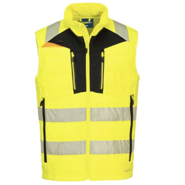 DX4 Hi-Vis Hybrid Baffle Bodywarmer Thumbnail