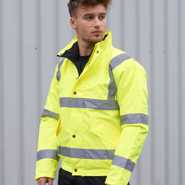 Portwest Hi-Vis Bomber Jacket with Nickname Thumbnail