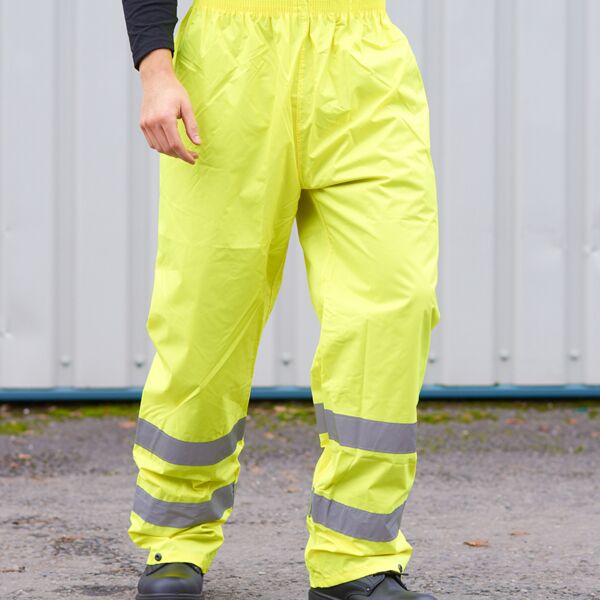Portwest Hi-Vis Rain Trousers (H441) with Nickname Thumbnail