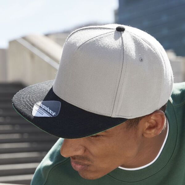 Beechfield Original Flat Peak Snapback Cap (B660) Thumbnail