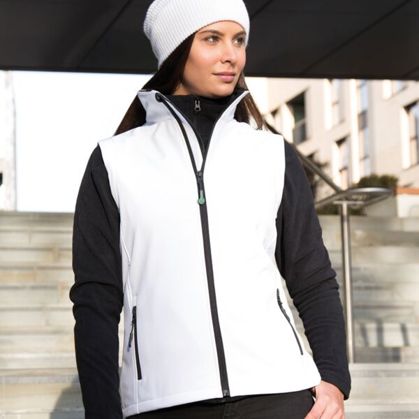 Result Core Ladies Printable Soft Shell Bodywarmer (R232F) Thumbnail