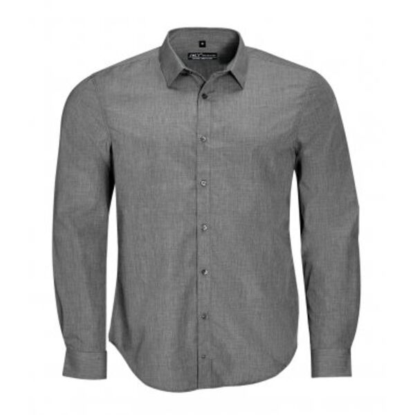 SOL'S Barnet Long Sleeve Heather Poplin Shirt Thumbnail