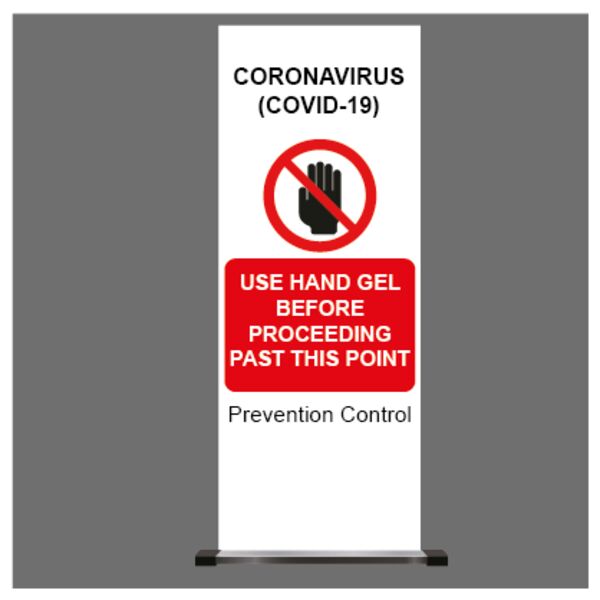 Danger Coronavirus Pop-Up Banner Thumbnail