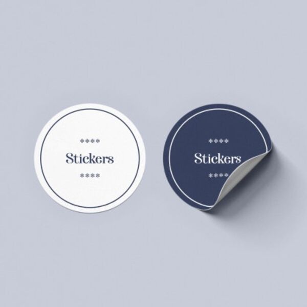 5cm Round Stickers Thumbnail