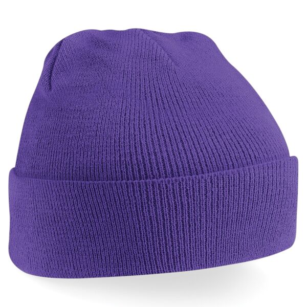 Zeco Kids Beanie (Brown, Purple) Thumbnail